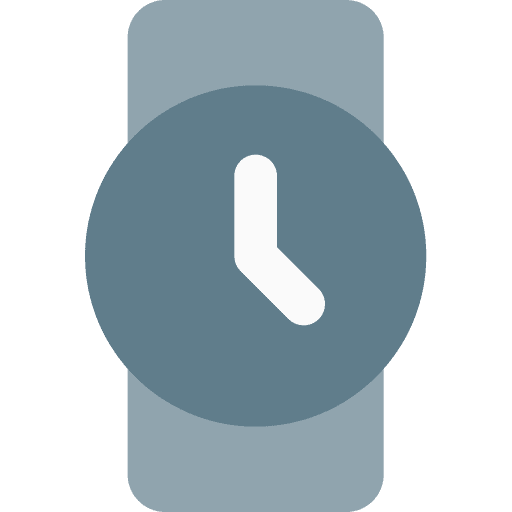 Wristwatch time and date wristwatch clocks icon