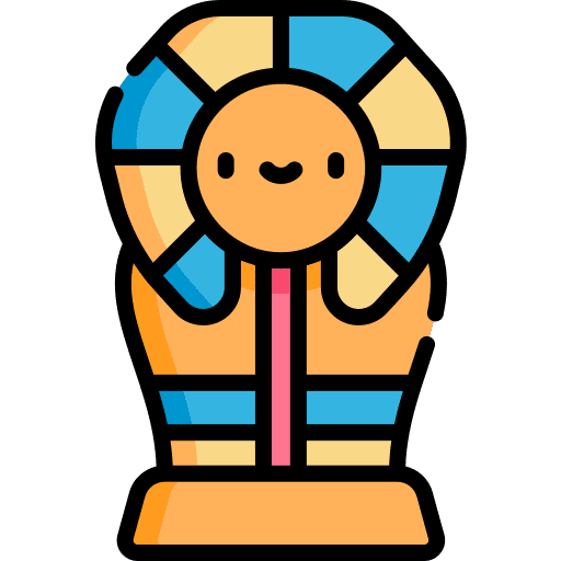 Sarcophagus pharaoh art and design sarcophagus icon
