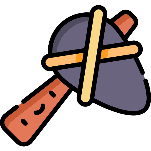 Stone axe paleolithic stone axe tools and utensils icon