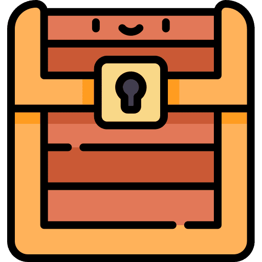 Treasure chest chest gold treasure icon