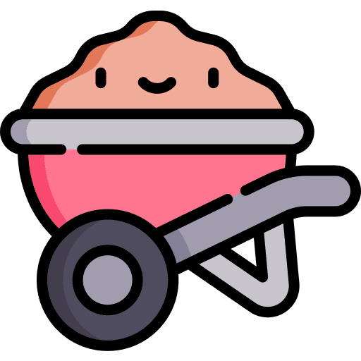 Wheelbarrow wheels work wheelbarrow icon