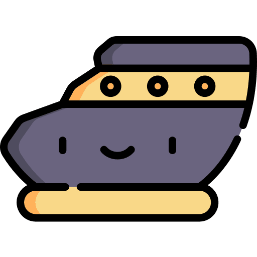 Broken vessel ship viking antique icon