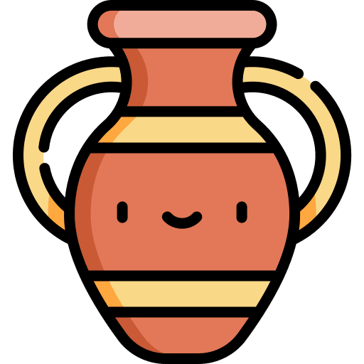 Vase art art and design clay icon