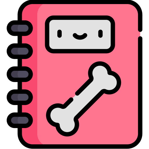 Notebook bookmark address book agenda icon