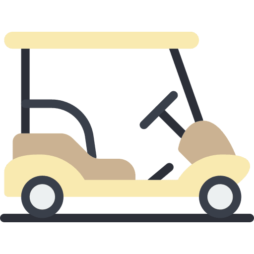 Golf cart vehicle golf cart drive icon
