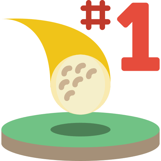 Hole in one golf ball hole in one sports and competition icon