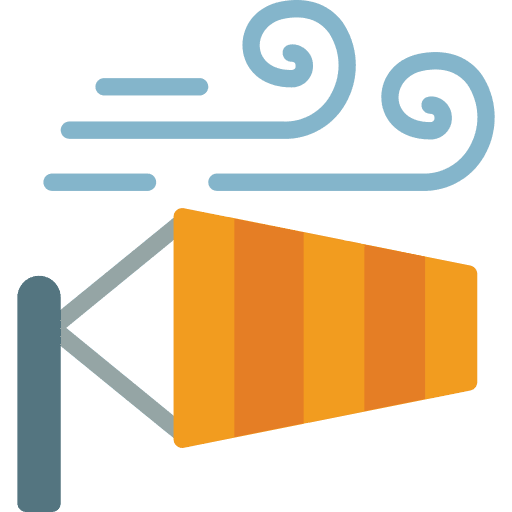 Wind socket weather sock wind socket icon