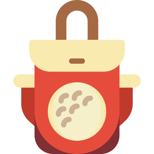 Ball bag sport golf ball bag icon