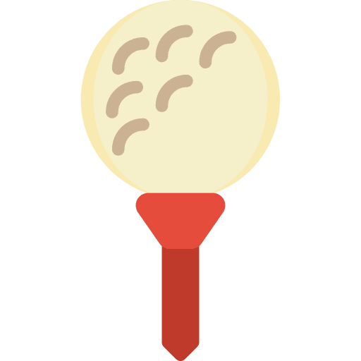 Golf ball ball sports and competition birdie icon