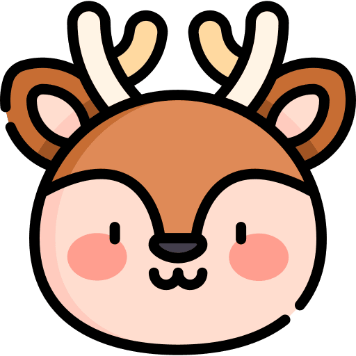 Deer deer animal wild life icon