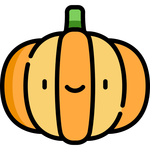 Pumpkin vegetarian vegan diet icon