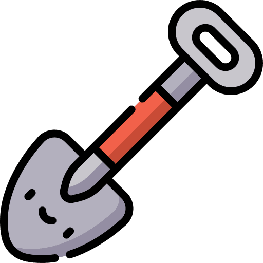 Shovel shovel farm gardening icon