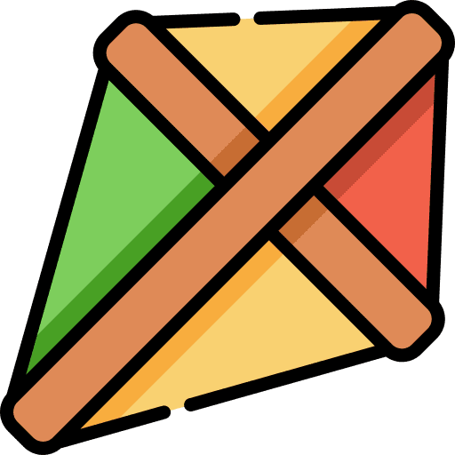 Kite fly leisure childhood icon