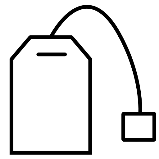 Tea bag teabag cute bag icon