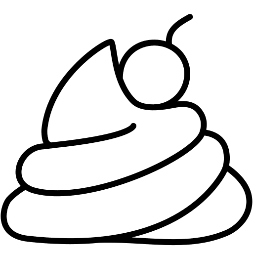 Whipped cream whipped cream food and restaurant sweet icon