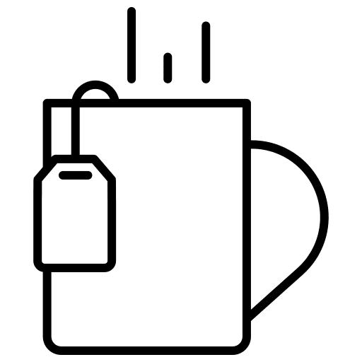 Tea bag tea mug tea bag food and restaurant icon