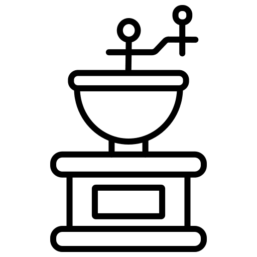 Coffee grinder kitchen kitchenware food and restaurant icon