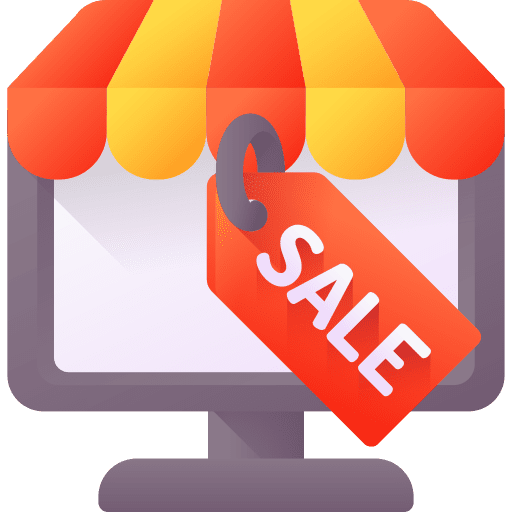 Online shop offer commerce and shopping online shop icon