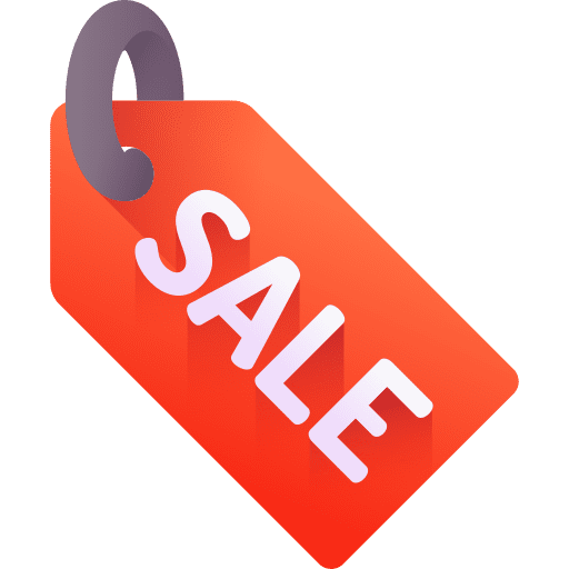 Sale label discount offer icon