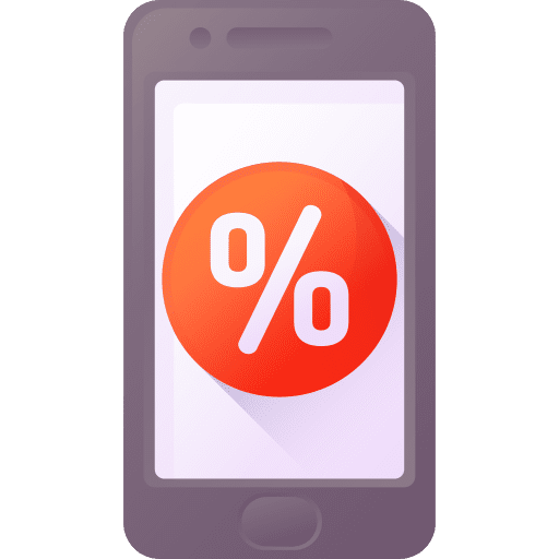 Discount discount screen commerce and shopping icon