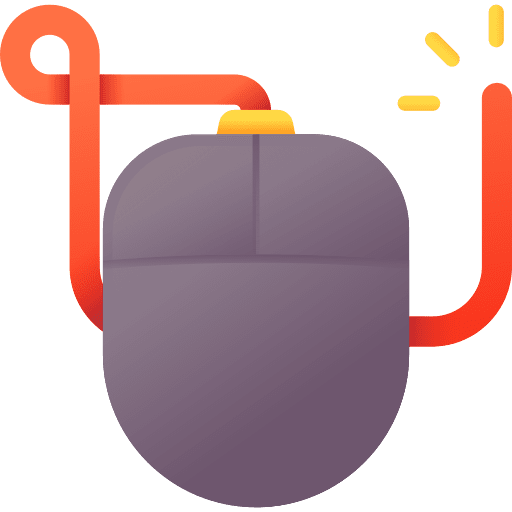 Mouse clicking device computer icon