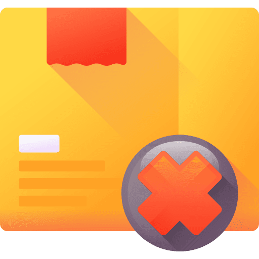 Out of stock out of stock commerce delivery icon