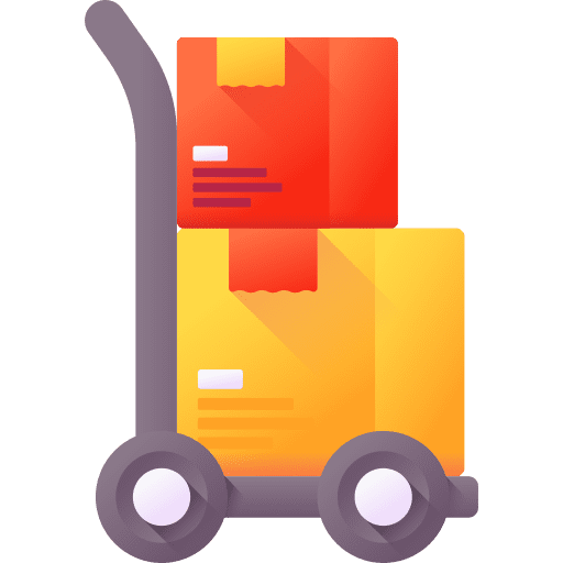 Cart package cart trolley icon