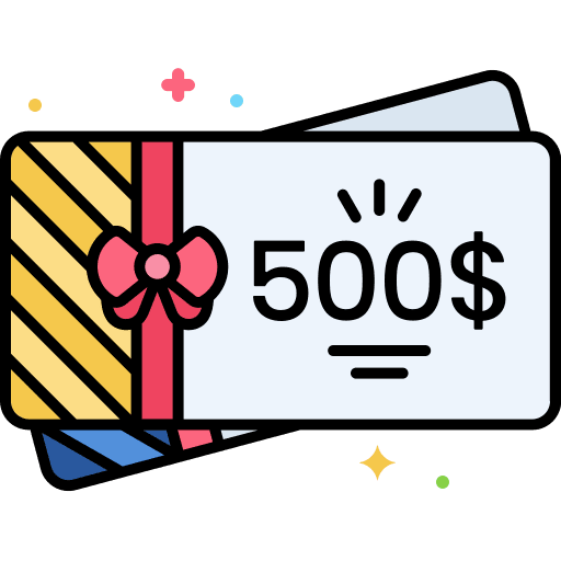 Cards birthday and party gift voucher commerce and shopping icon