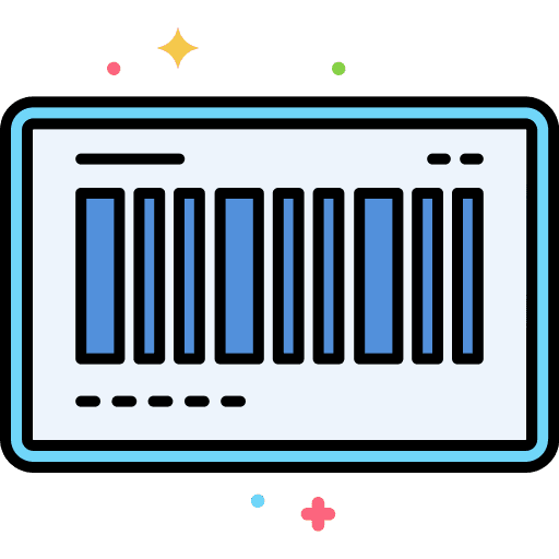 Barcode commercial commerce vertical lines icon