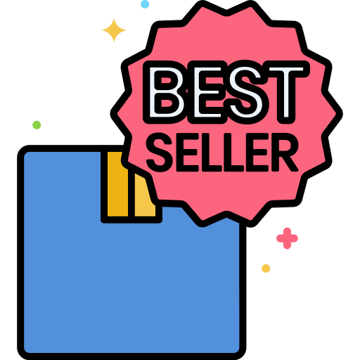 Best seller best seller shopping bag recommended icon
