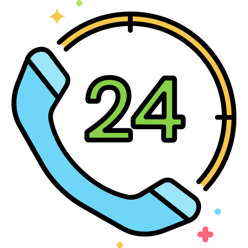 Phone headphone telemarketing customer service icon