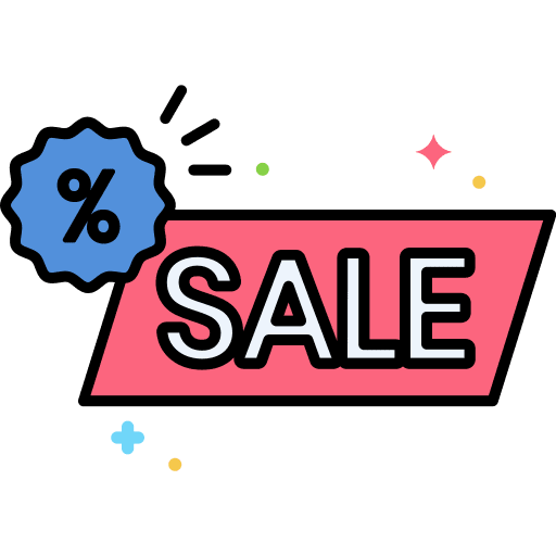 Sale sign label discount offer icon