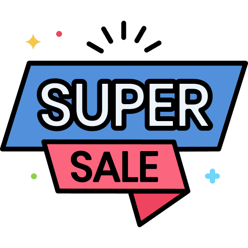 Sign promotional material super promo icon