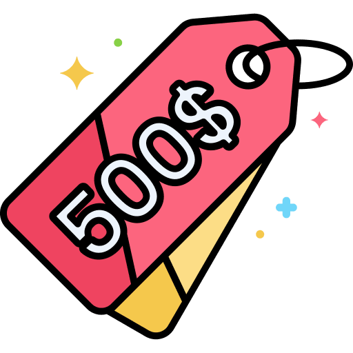 Price tags business and finance commerce and shopping label icon