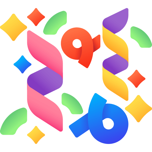 Confetti holiday confetti new year icon