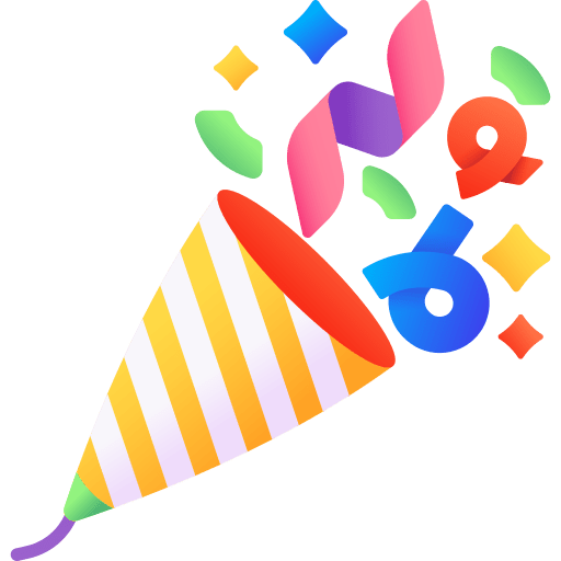 Confetti corkscrew bottles bar icon