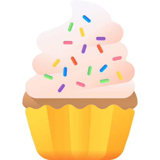 Cupcake muffin sweet baked icon