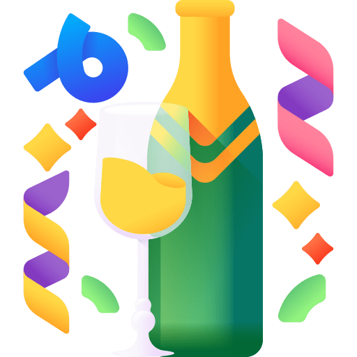 Champagne champagne glass champagne food and restaurant icon