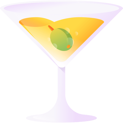 Cocktail martini cocktail drink icon
