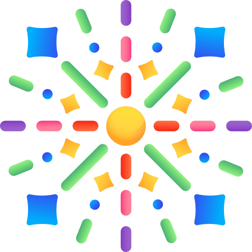 Confetti holiday party celebration icon