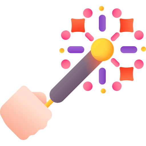 Fireworks holiday party new year icon