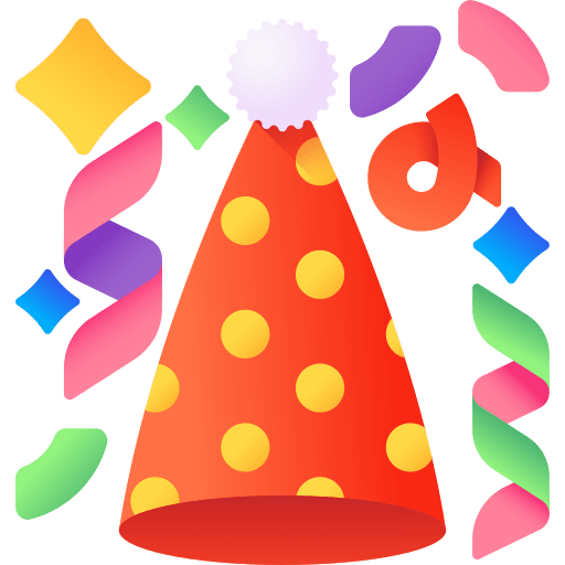 Party hat party hat birthday and party new year icon