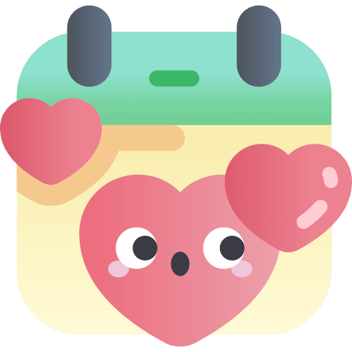 Calendar kids event date calendar icon