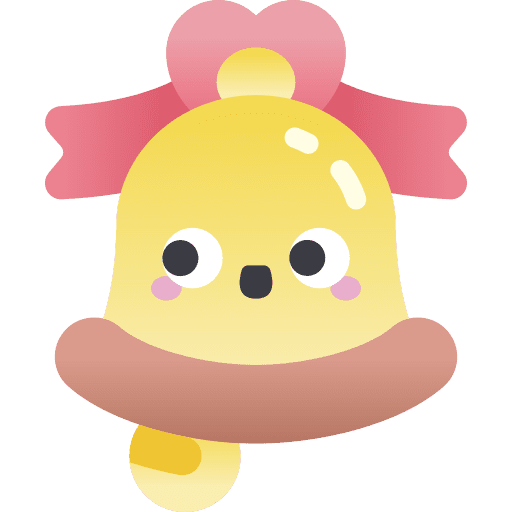 Bell musical instrument alert love and romance icon