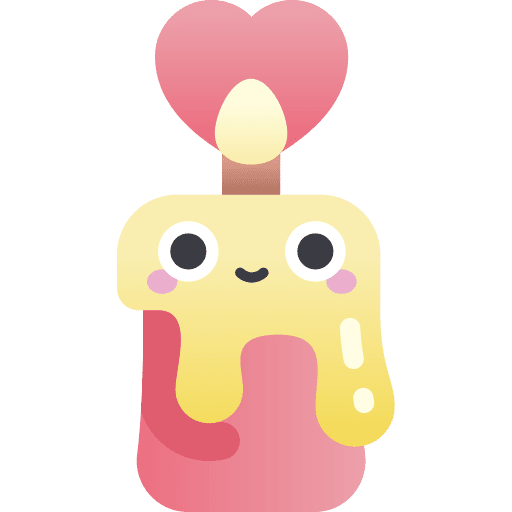 Candle matches flame light icon