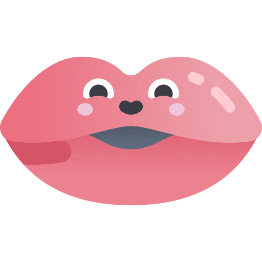 Kiss valentines day lip femenine icon
