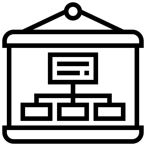 Diagram result report chart icon