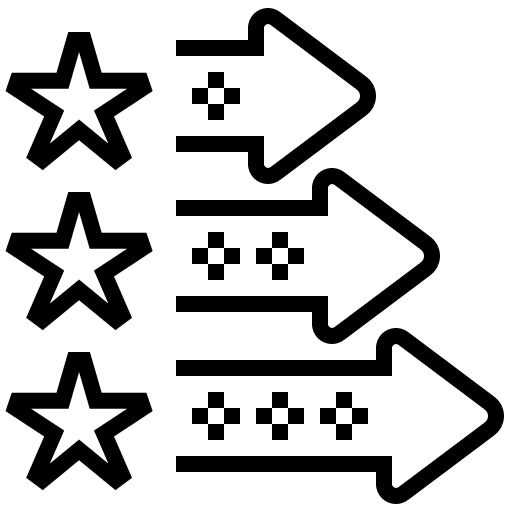 Rating scores survey feedback icon