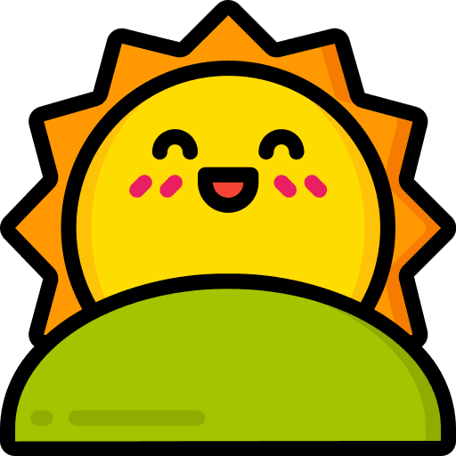 Sunrise mountain horizon mountains icon