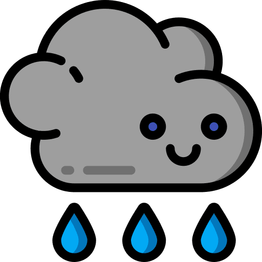 Rain meteorology weather nature icon